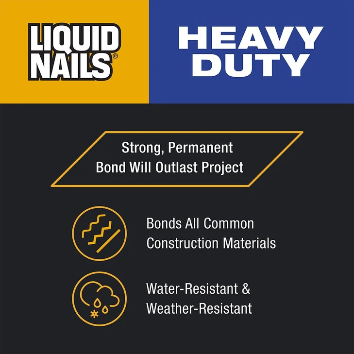 Liquid Nails 10 oz Heavy Duty Construction Adhesive