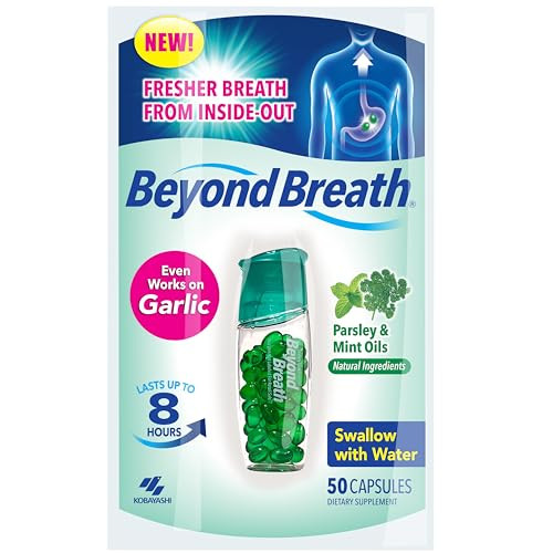 Beyond Breath, Breath Freshening Capsules, Freshens from Source, 50 Count