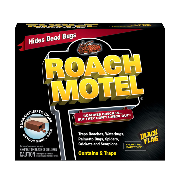 Roach Motel Traps 2 Count, Contains No Pesticides, Hides Dead Bugs