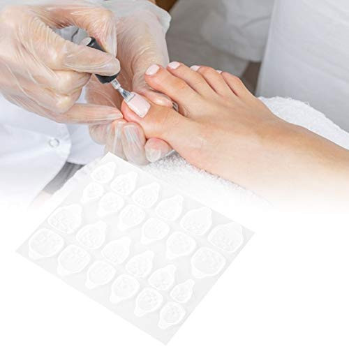 Transparent Double-Sided Adhesive Tapes for Press on Nails, 10 Sheets, Nail Sticker Tabs for Fake Nails