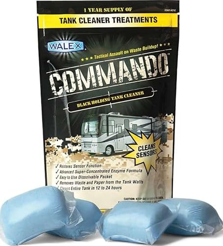 Walex Commando RV Tank Sensor Cleaner Packets - 4-Count