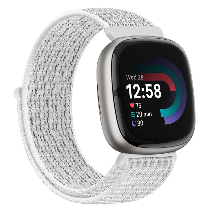 AVOD Nylon Bands Compatible with Fitbit Versa 4/Sense 2/Versa 3/Fitbit Sense, Soft Breathable Sport Adjustable