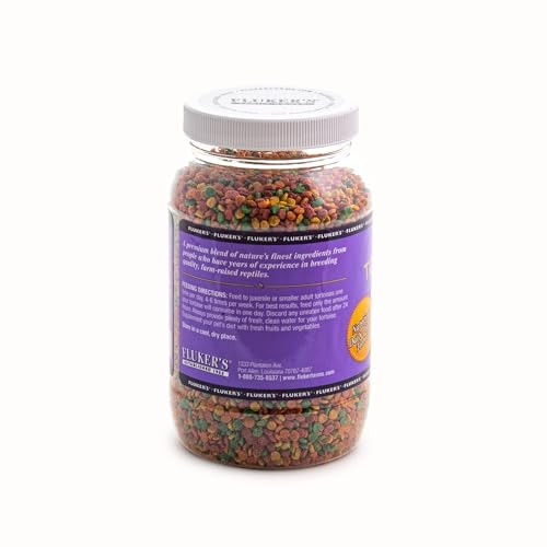 Fluker's Premium Tortoise Diet Small Pellet Food, 7 oz