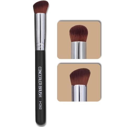 Keshima Concealer Brush - Angled Under Eye Concealer Brush & Nose Contour