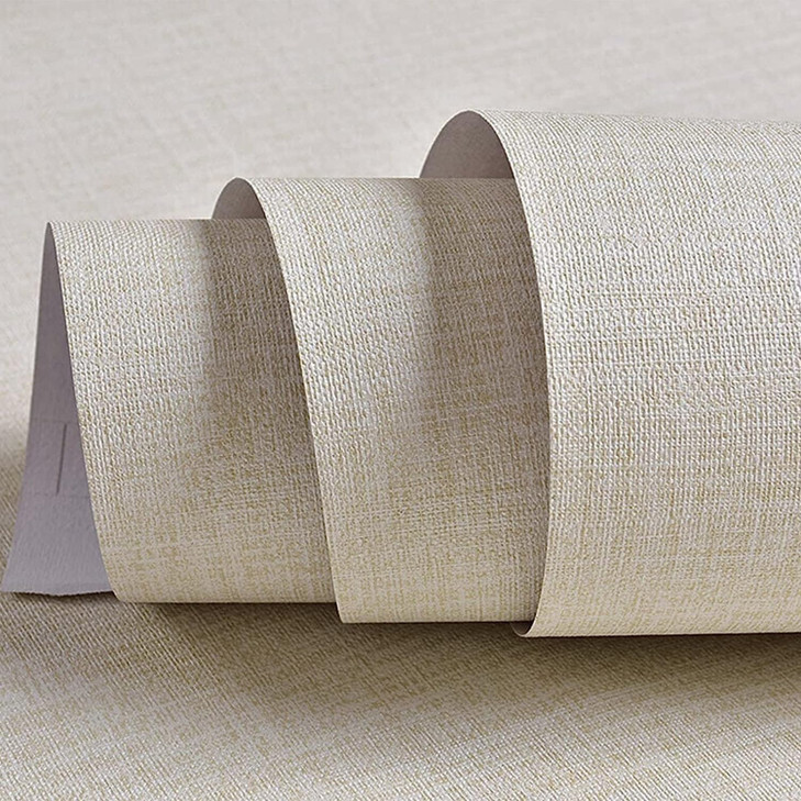 TANONE Contact Paper Peel and Stick (15.7 in X 197 in), Grasscloth Wallpaper Self Adhesive Removable Wallpaper, Fabric