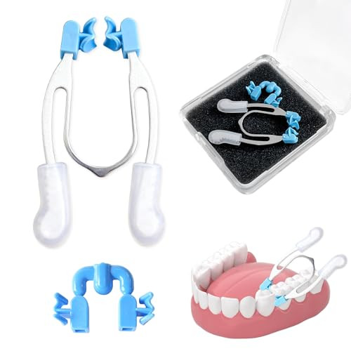 2 Pack Dental Matrix Band Retainer Rings with Plastic Wedges  Stainless Steel Sectional Contoured Matrix Clip