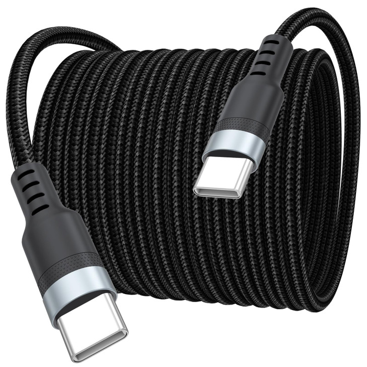 20 ft USB C Cable Fast Charging 60W, Long USBC to USB-C Charge Cord 20 Foot