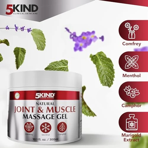 5Kind Natural Joint & Muscle Therapy Gel 10.1 fl oz - Calendula Cream