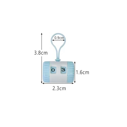 JuxLux Knitting Counter Universal Knitting Row Counter with Hanging Tether Knit Count Rows Tracker Knitting Stitch