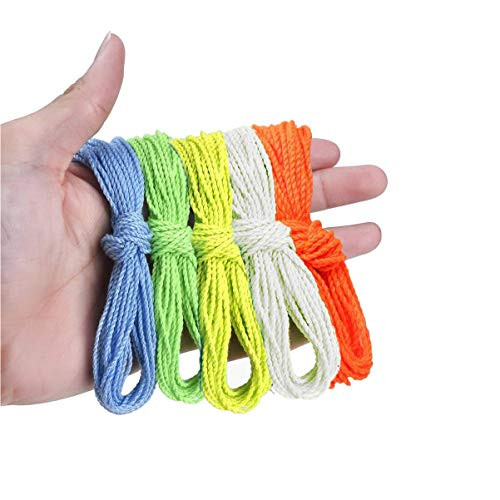 MAGICYOYO 100% Polyester Professional Yoyo Strings for Responsive and Non Responsive Yoyos - Pack of 25,Blue, Green,