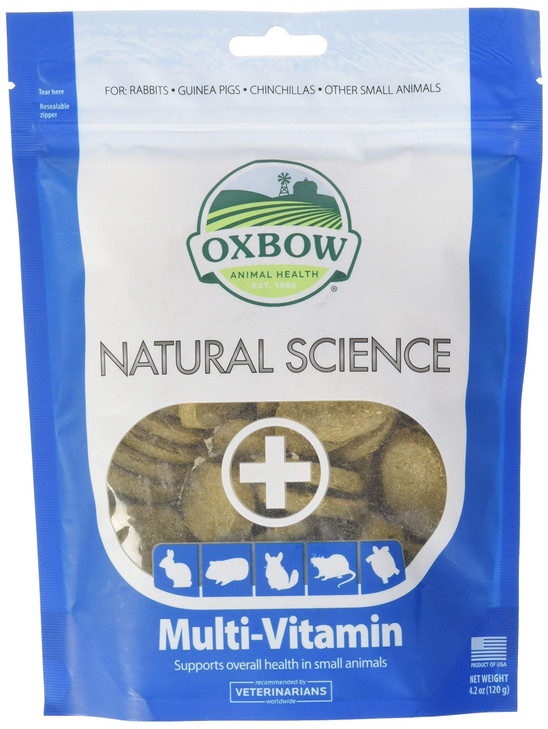 Oxbow Natural Science Multi-Vitamin for Rabbits & Guinea Pigs, USA, 4.2 oz