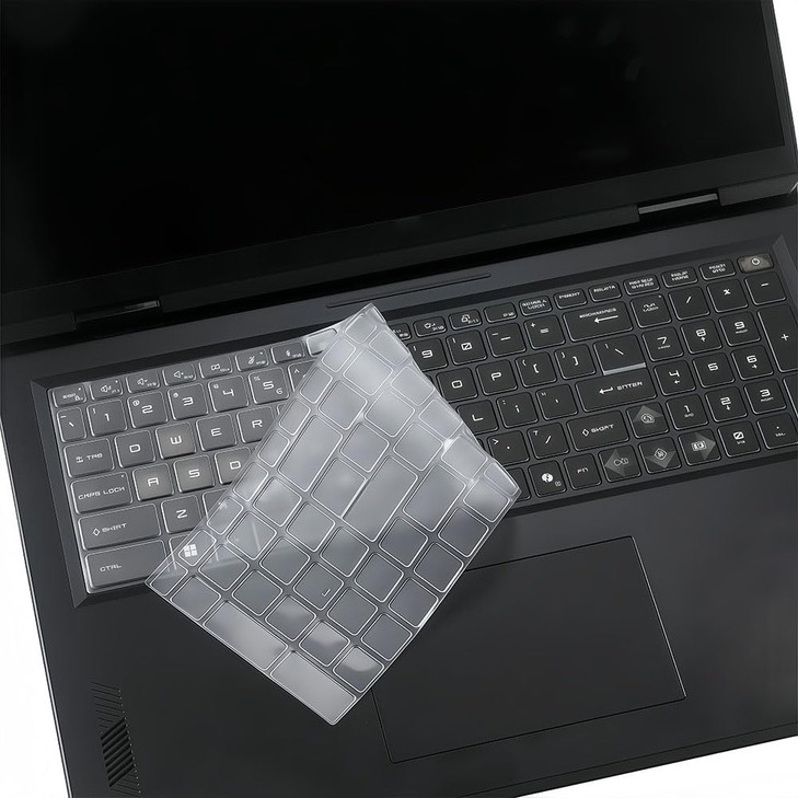 Uhamn Clear Keyboard Cover Skin Compatible for 2024 2025 18" MSI Titan/Vector/Raider/Stealth 18 HX AI, Vector/Raider