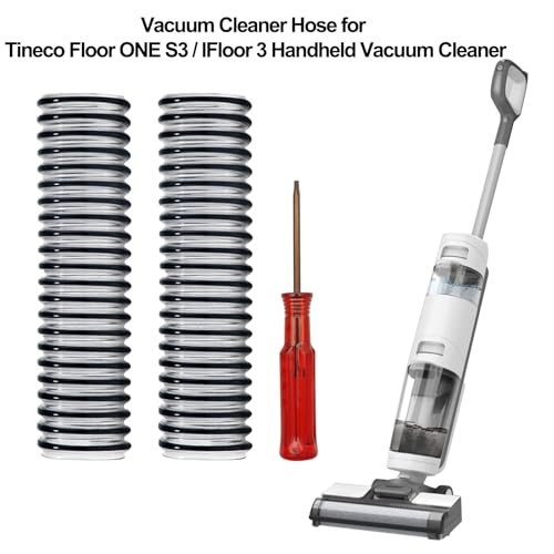2 Pack Lower Hose Fit for Tineco Floor ONE S3 IFloor 3 Handheld Vacuum Cleaner, 1" Lower Duct Hose, Vacuum Cleaner