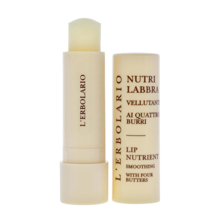 L'Erbolario Lip Nutrient - Smoothing Lip Stick with Four Butters - Softness and Suppleness for Lips - Moisturizing and Replenishing Lip Care - Lip Ba