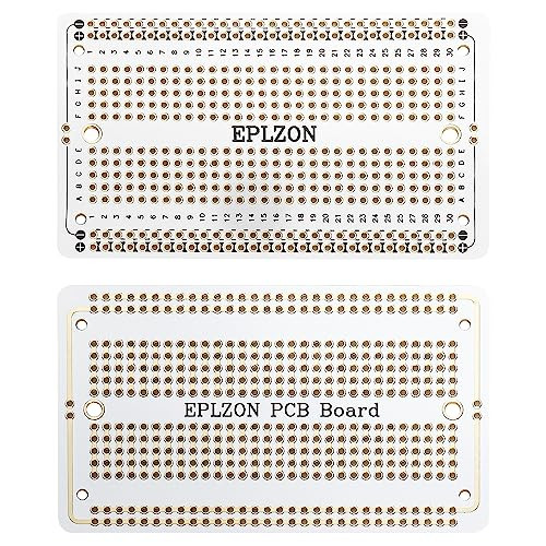 EPLZON Solderable Breadboard PCB Board Gold-Plated Solder Breadboard for DIY Electronics Projects Apply to Arduino