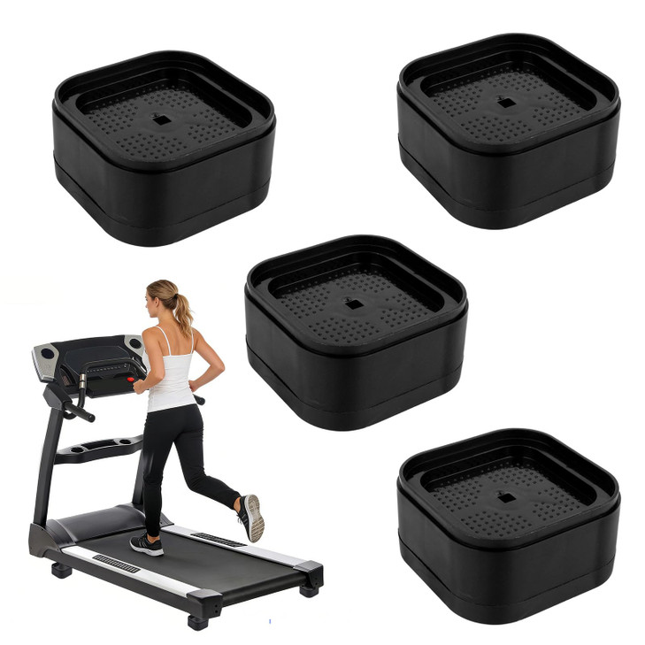Penitue 4pcs Treadmill Incline Riser Blocks, Walking Stackable Height Adjustable Incline Blocks Pad Attachment