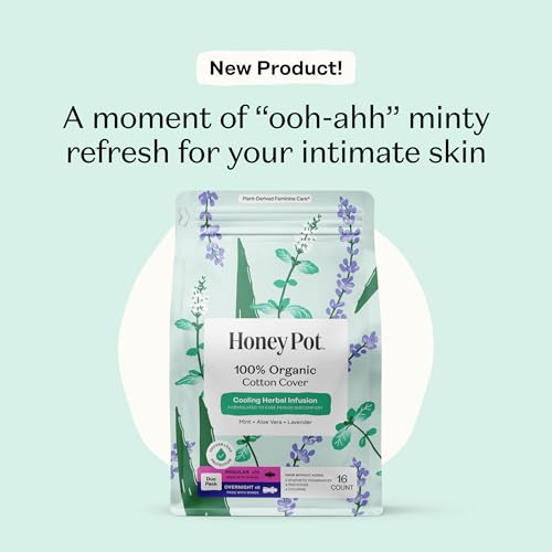 The Honey Pot Company - Cooling - Regular & Overnight Duo - Pads for Women