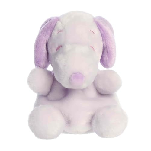 Aurora Adorable Peanuts Snoopy Palm Pals Stuffed Animal - Officially Licensed Toys For All Snoopy Fans - Fun Pastel
