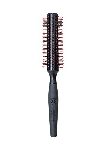 Cricket Static Free RPM 12 Row Round Hair Brush - Curling, Blow Drying, Detangling and Styling Wet or Dry, Suitable