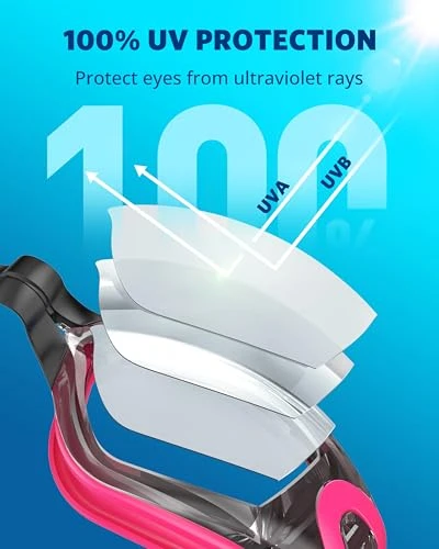 Aegend Swim Goggles, Swimming Goggles No Leaking Full Protect Adult Youth