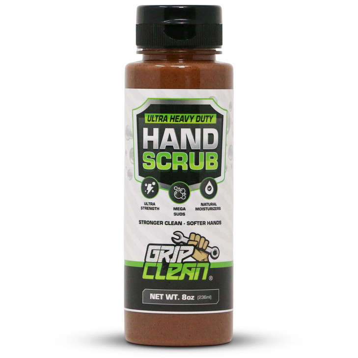 Grip Clean Ultra Heavy Duty Hand Cleaner for Mechanics  Walnut Shell & Clay-Infused Technology Removes Grease