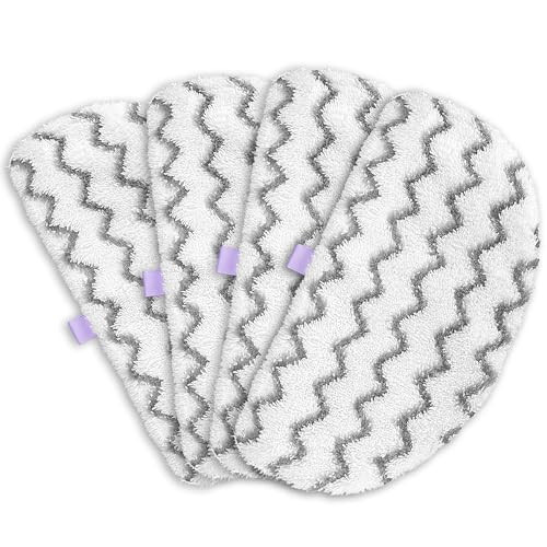 4 Pack PowerFresh Replacement Steam Mop Pads Compatible with Bissell PowerFresh Steam Mop, Fits 1940, 1806, 1544, 1440