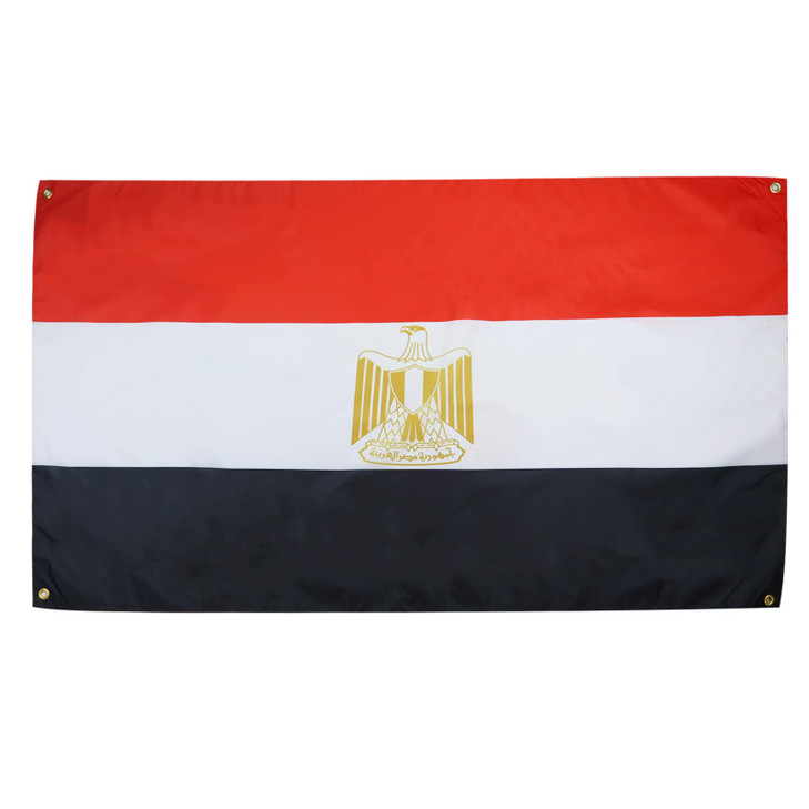 AZ FLAG Egypt Flag 3x5 ft Egyptian Light Polyester 4 Grommets