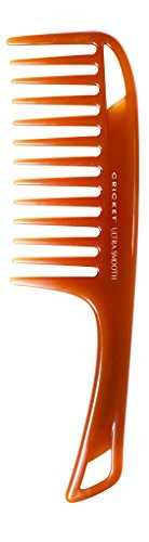 Cricket Ultra Smooth Detangler Comb for Wet, Dry, Long, Thick Hair Anti-Frizz Detangling Shower Comb with Argan &