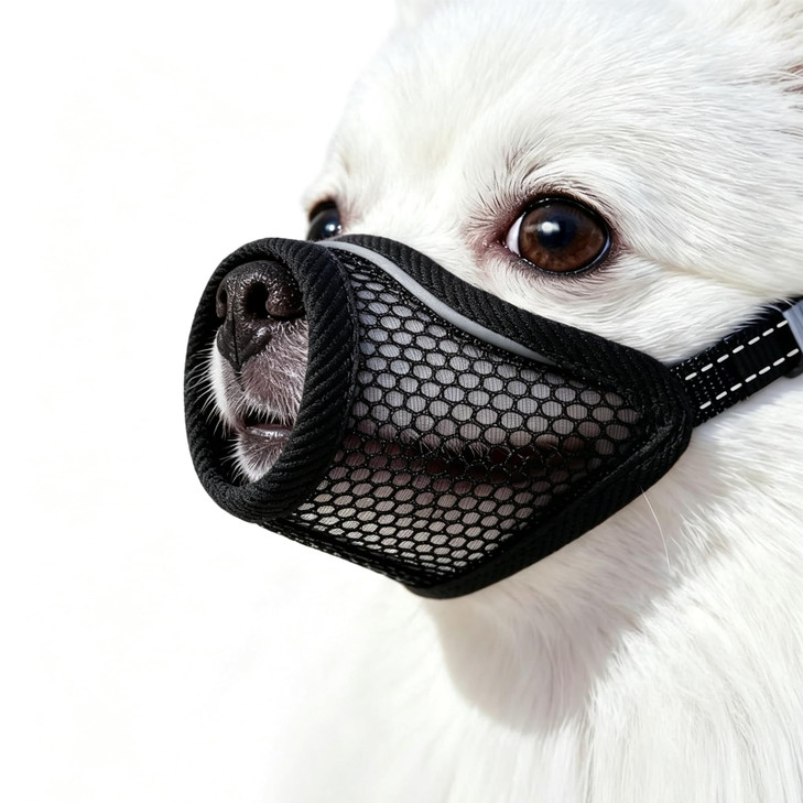 Dog Muzzle for Small Medium Dogs to Prevents Biting for Brachycephalic Dogs,Chihuahua Pom Shih Tuz,Short Snout
