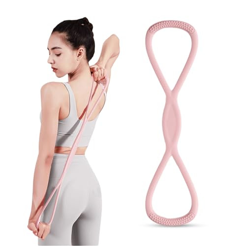 Figure 8 Resistance Band with Handles, for Home Gym,Yoga & Physical Therapy