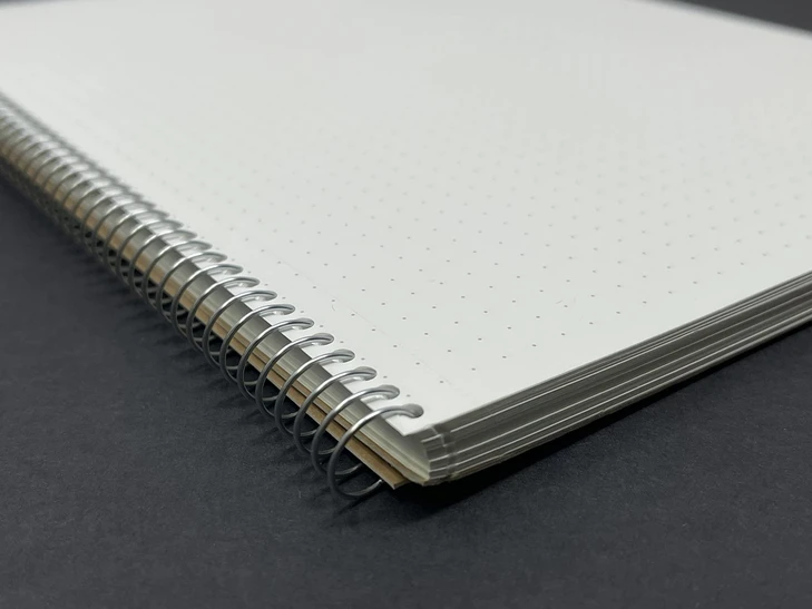 Maruman Spiral Note Basic Notebook, 160 Pages, A4, 5mm Dot Grid