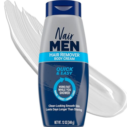 Nair Men Hair Remover Body Cream, 12 Oz