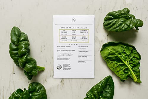 Sereniseed Certified Organic Leafy Greens Lettuce Seeds Collection (10-Pack)  100% Non GMO, Open Pollinated  Grow