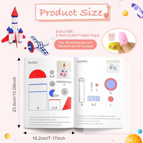 SONGTIY 3D Painting Drawing Book, 40 Patterns Painting Graffiti Template