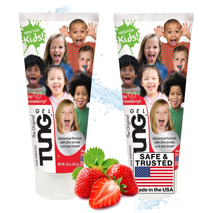 Tongue Cleaner Gel for Kids, Kids Tongue Cleaner Paste, Children's Tongue Scraper, Childs Tongue Scrubber, Fight Bad