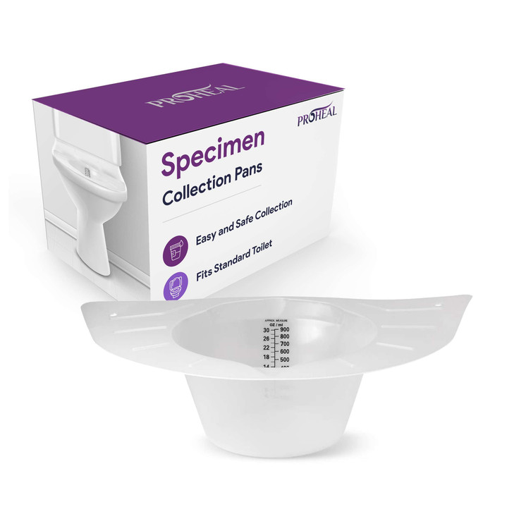 Urine Hats for Toilet - Reinforced Ribbing Stool Sample Collection Kit - Standard Fit Urine Collection Hat for Toilet