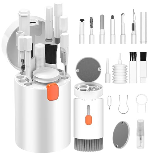 VICHYIE 20 in 1 Multifunctional Cleaner Kit for Electronic Devices (White)