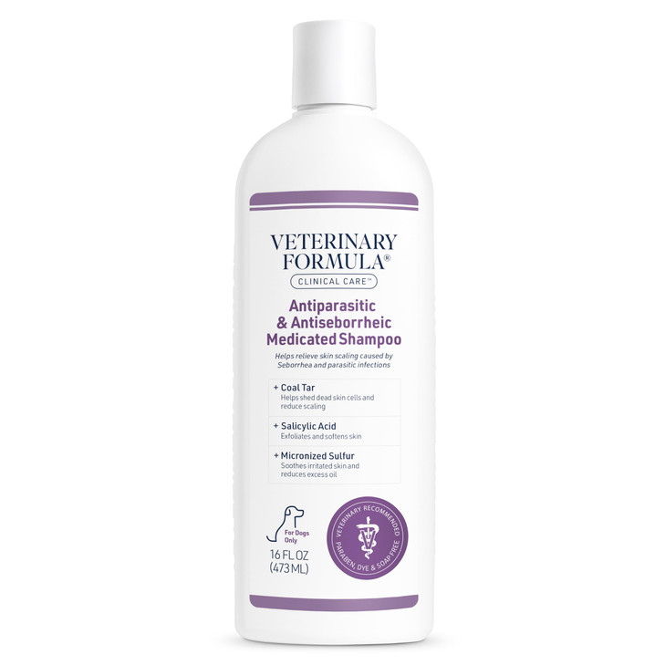 Veterinary Formula Clinical Care Antiparasitic & Antiseborrheic Wash, 16 oz