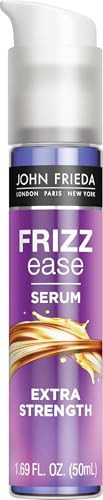 John Frieda Frizz Ease Extra Strength Hair Serum, Instantly Smooths for Healthy, Hydrated, Frizz-Free Hair, for Thick