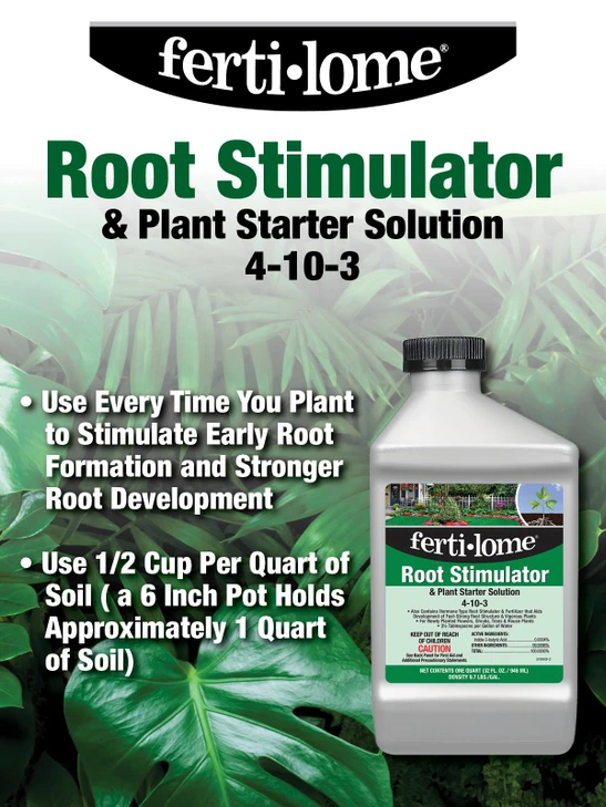 Fertilome (10640) Root Stimulator & Plant Starter Solution 4-10-3, 16 oz