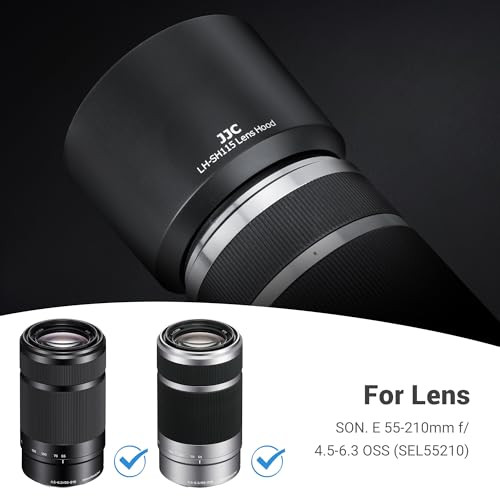 JJC ALC-SH115 Lens Hood for Sony E 55-210mm f/4.5-6.3 OSS SEL55210 Lens