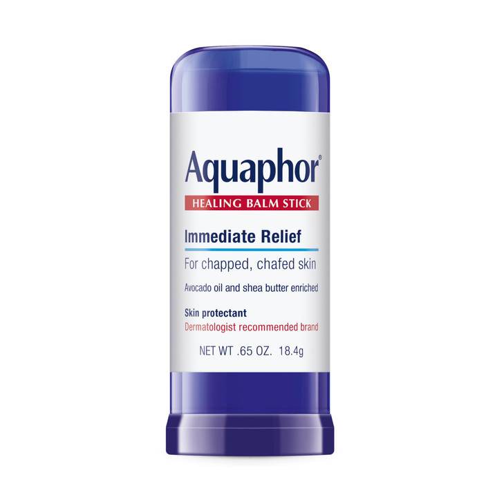 Aquaphor Healing Balm Stick, Skin Protectant with Avocado Oil and Shea Butter, 0.65 Oz Stick