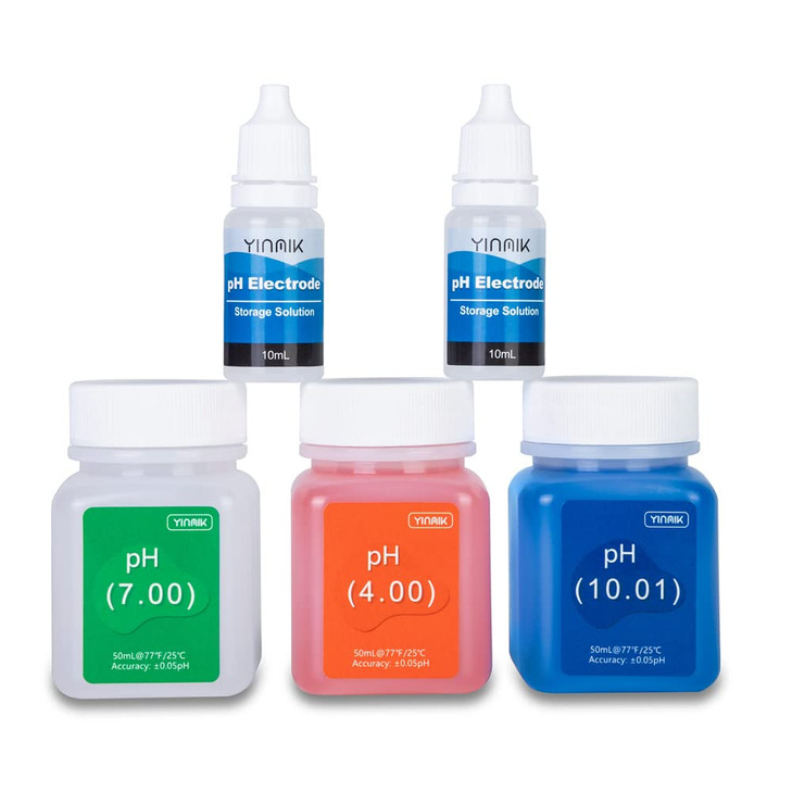YINMIK pH Meter Calibration Solution Kit(4.00,7.00&10.01)