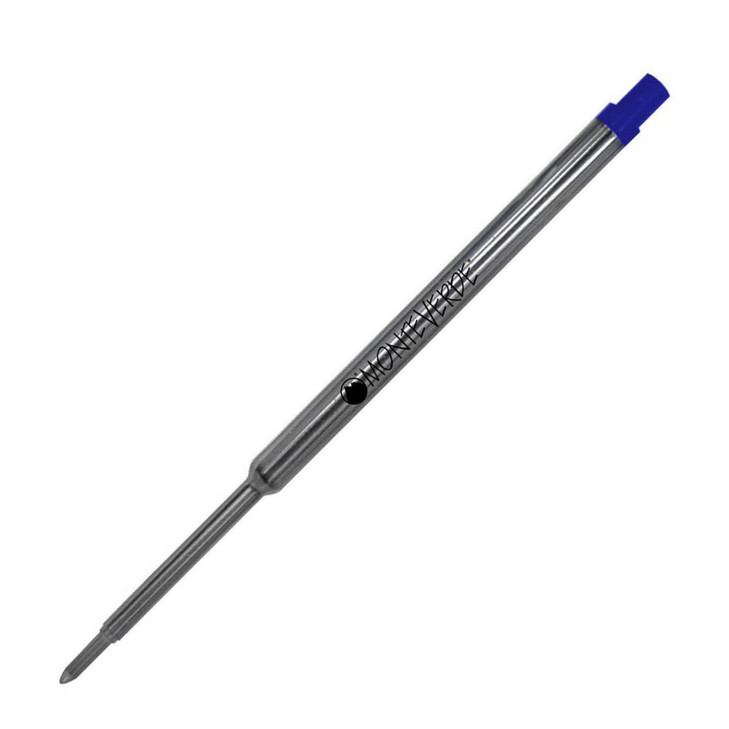 Monteverde Capless Gel Refill to Fit Waterman, Fine, Blue, 2 Pack
