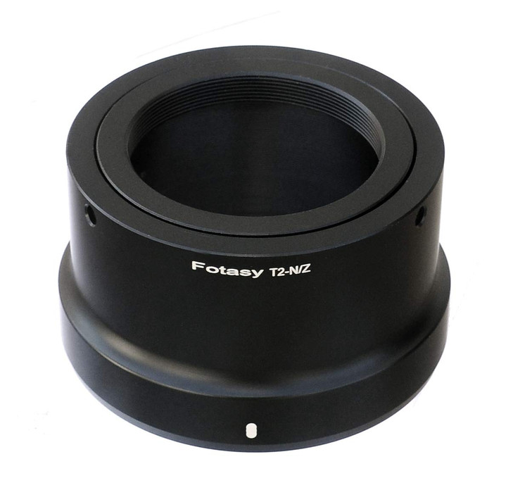 Fotasy Adjustable T Mount Lens to Nikkor Z Mount Adapter, T Mount Z Mount, fits T T2 Mount Telescope Lens, Compatible