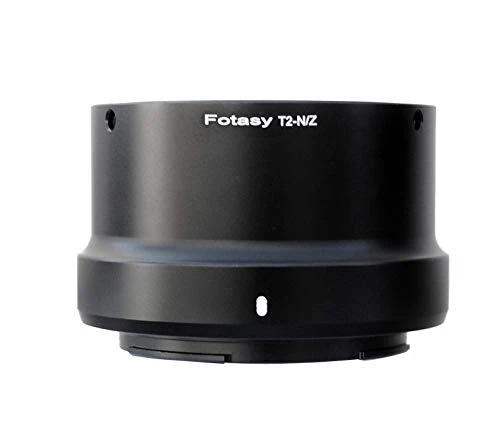 Fotasy Adjustable T Mount Lens to Nikkor Z Mount Adapter, T Mount Z Mount, fits T T2 Mount Telescope Lens, Compatible