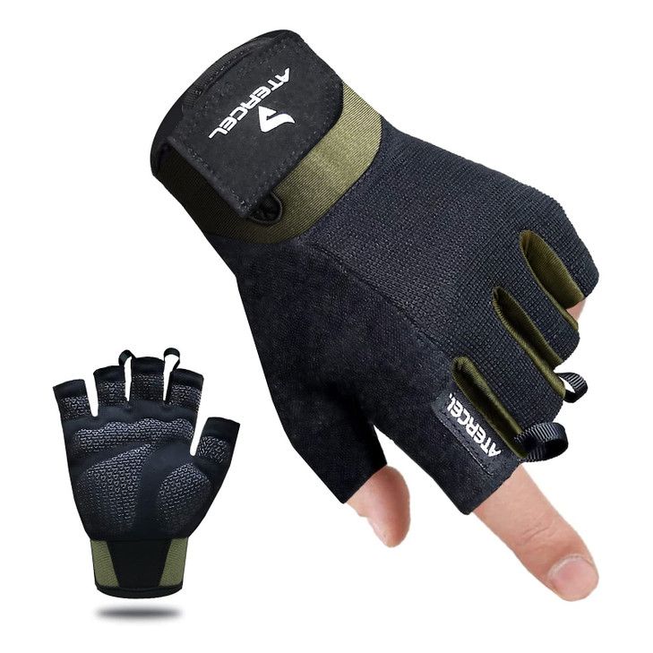 ATERCEL Workout Gloves for Men and Women, Exercise Gloves for Weight Lifting, Cycling, Gym, Training, Breathable and