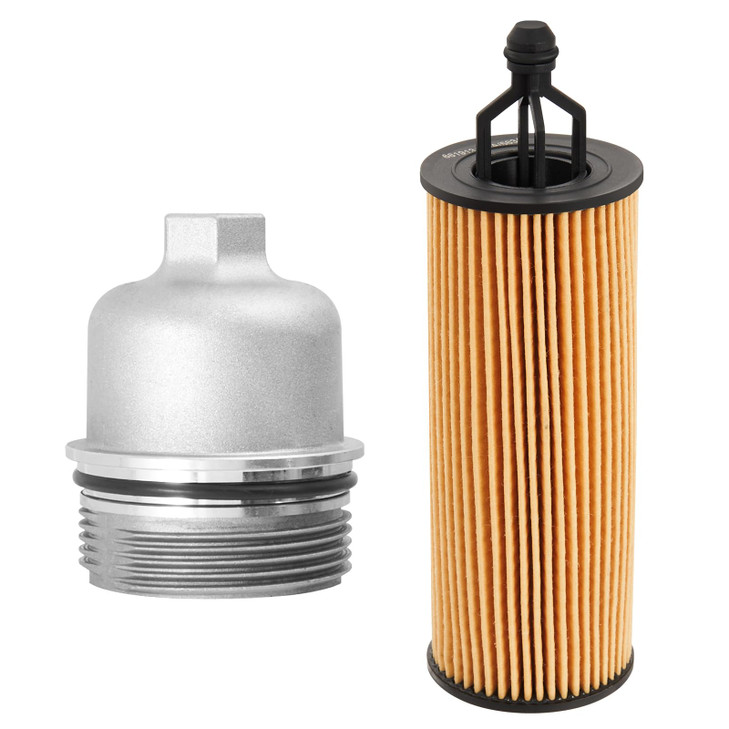 Aluminum Engine Oil Filter Housing Cap w/Filter Replace 68191349AA 917-190