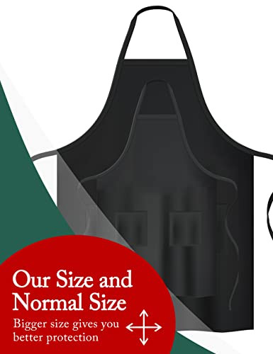 Cotton Linen Baking Plus Size Aprons for Women with Pockets Kitchen Cooking Pastoral Style