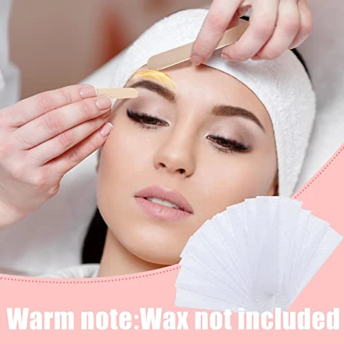 Maitys Eyebrows Small Wax Strips Kit Hair Removal Paper Facial Strips Epilating Pads for Women Men Eyebrow Body Face